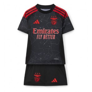 Benfica Dětské Venkovní dres komplet 2024-25 Krátký Rukáv (+ trenýrky)